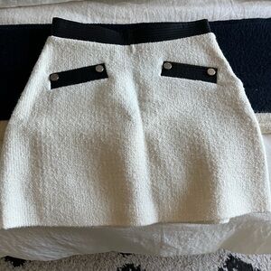 NWT Maje leather and tweed mini skirt! (40)